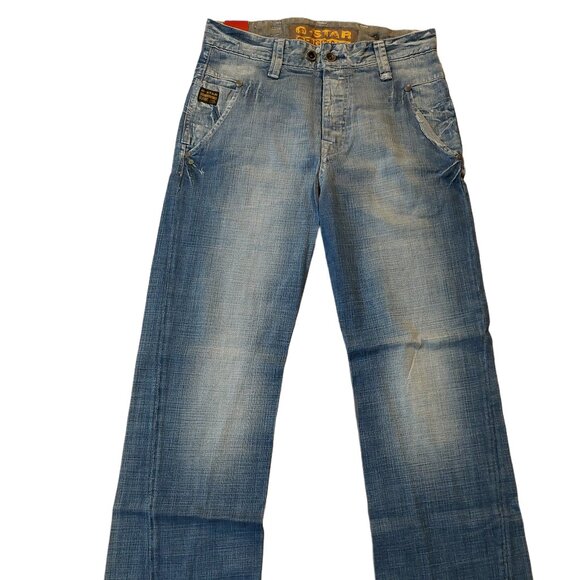 G-Star Raw Other - G-Star Raw RADAR SLACKS New Envil Denim Trash Wash Wide Leg Jeans Sz 31 x 34 NWT